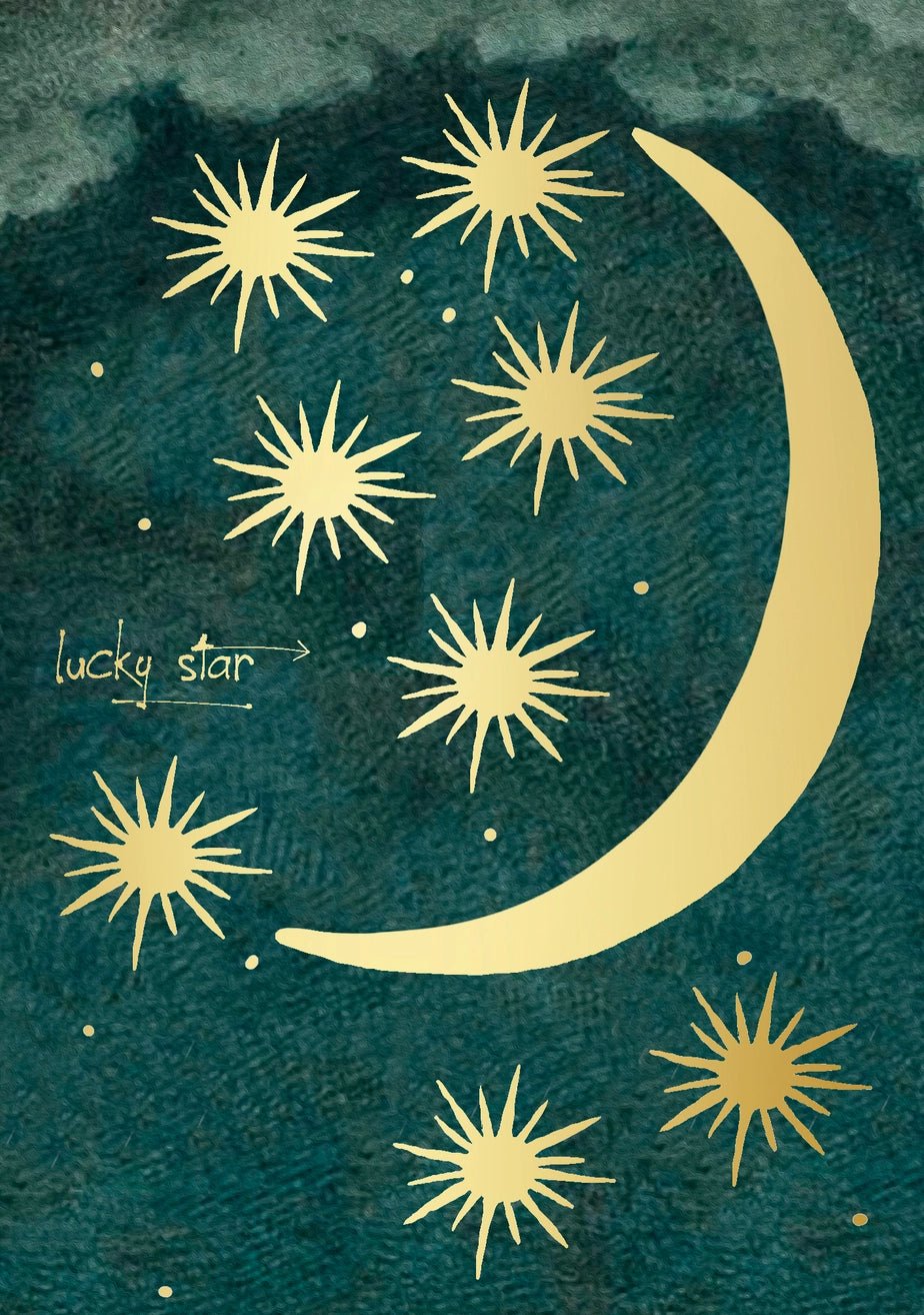 Carte de voeux - Lucky star - La Muchette