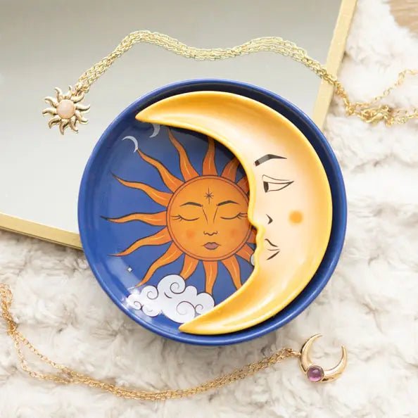 Plat à bijoux empilable - Lune et Soleil - La Muchette