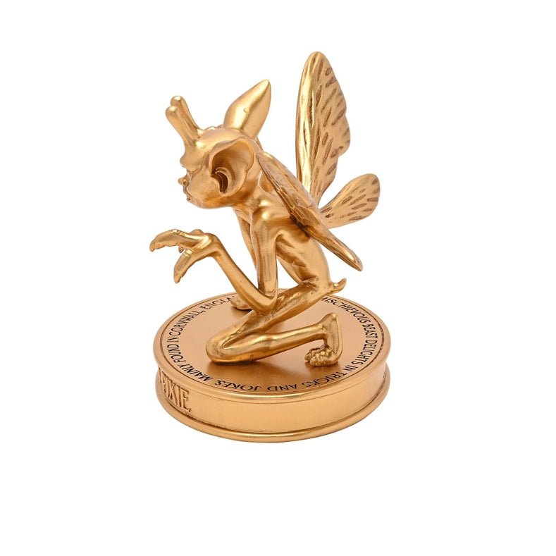 Figurine dorée - Lutin De Cornouailles - La Muchette