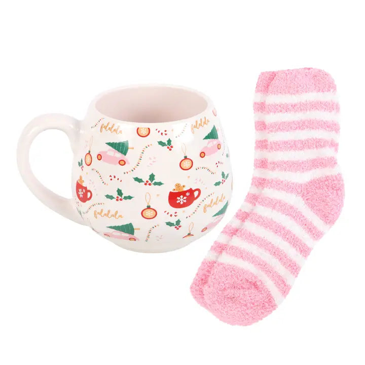 Ensemble De Mugs Et Chaussettes - Magie de Noël