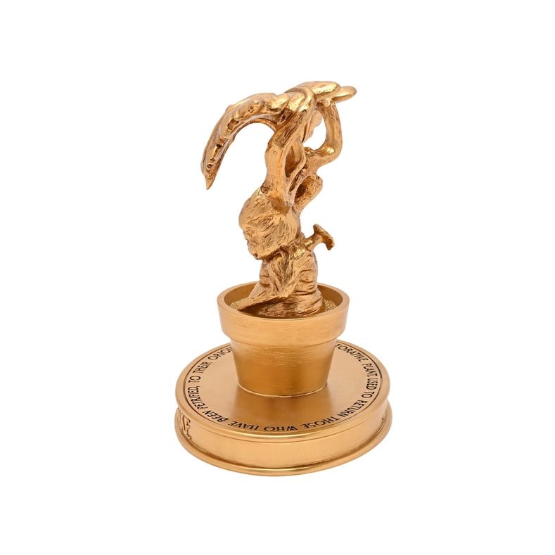 Figurine dorée - Mandragore - La Muchette