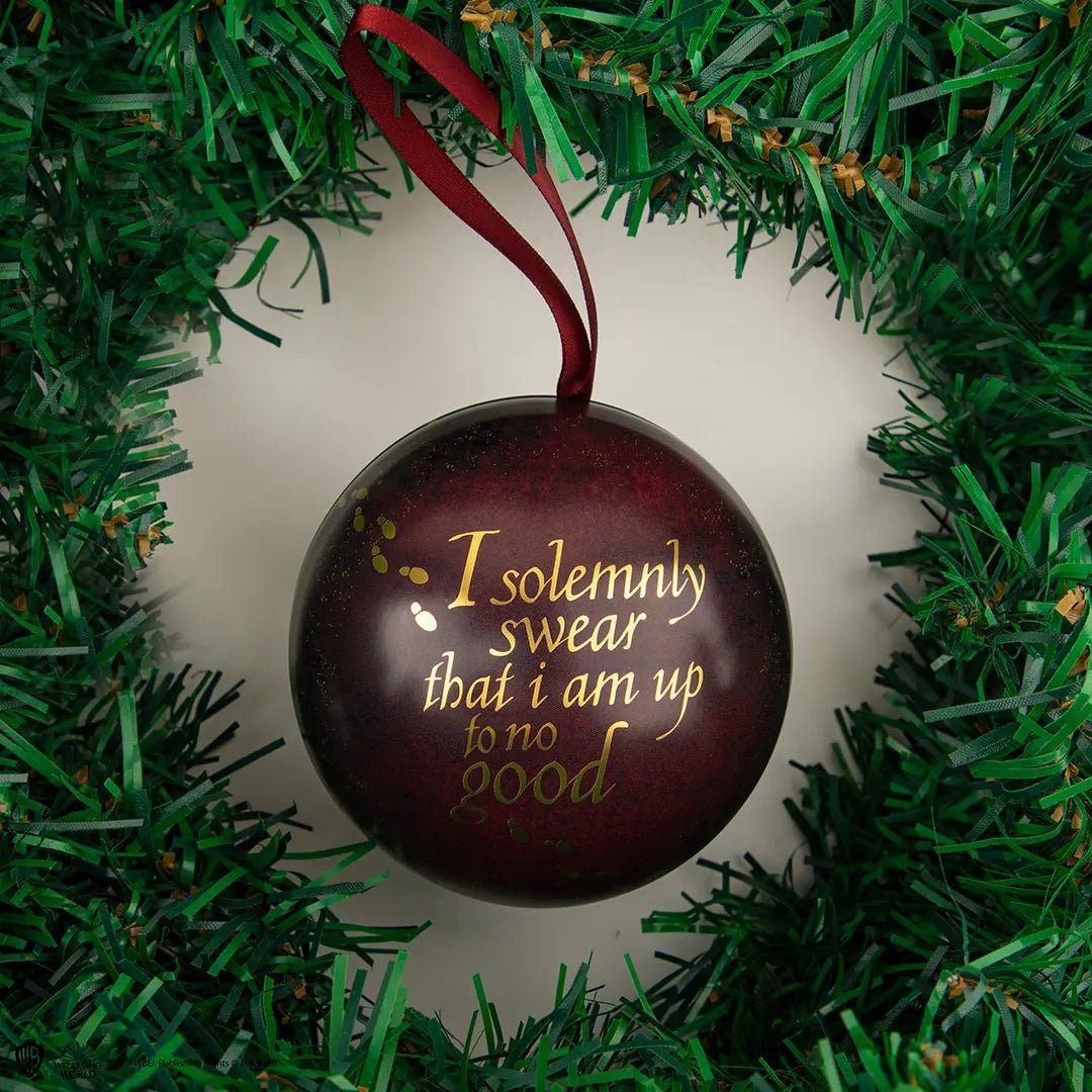Boule de noël cadeau - Puzzle Carte du Maraudeur - La Muchette