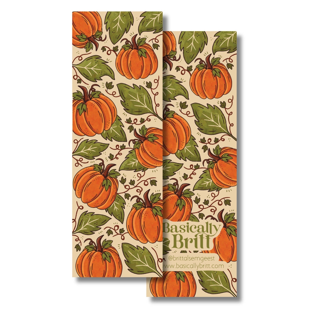 Marque-page - Citrouilles de l'automne - La Muchette