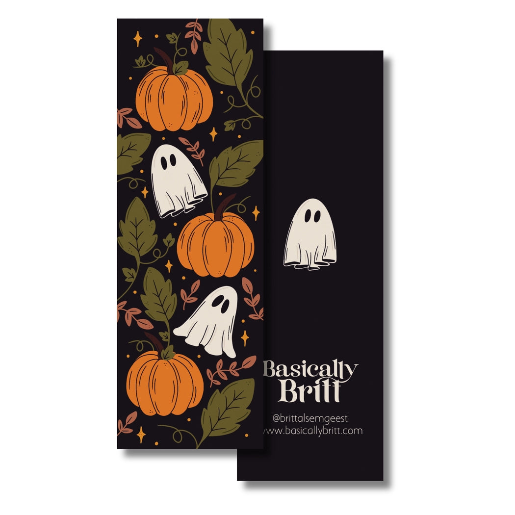 Marque-page - Halloween, Citrouilles et Fantômes - La Muchette