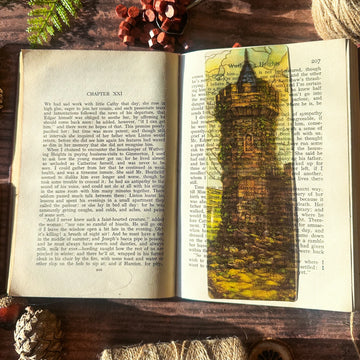 Marque-page Vitrail - Tour du château