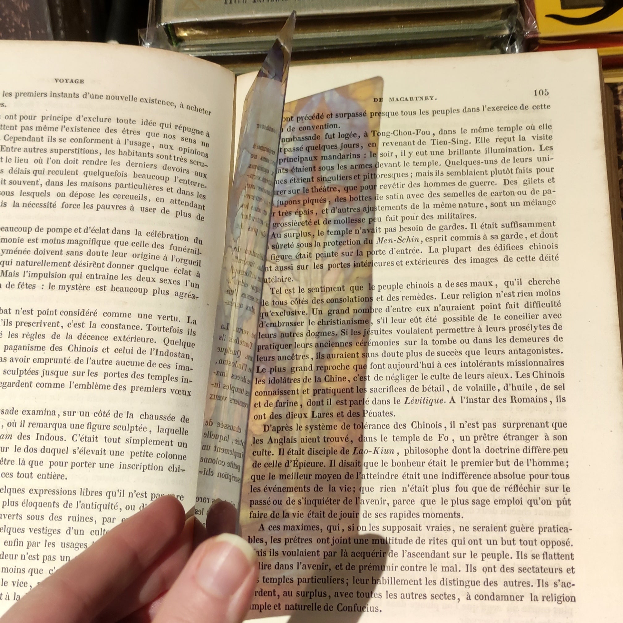 Marque-page Vitrail - Epée du Lac