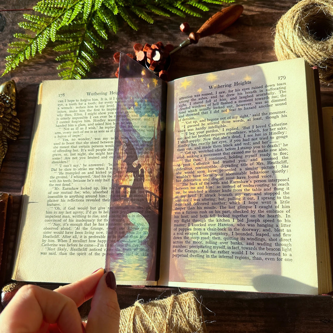 Marque-page Vitrail - Feyre and Rhysand