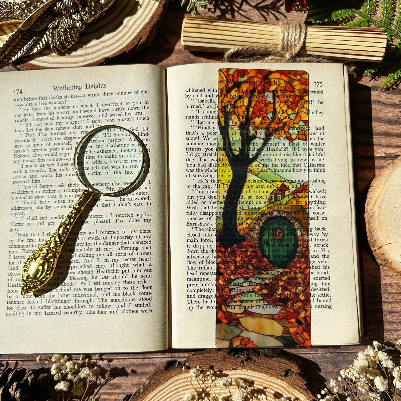 Marque - page Vitrail - La Comté en automne - La Muchette