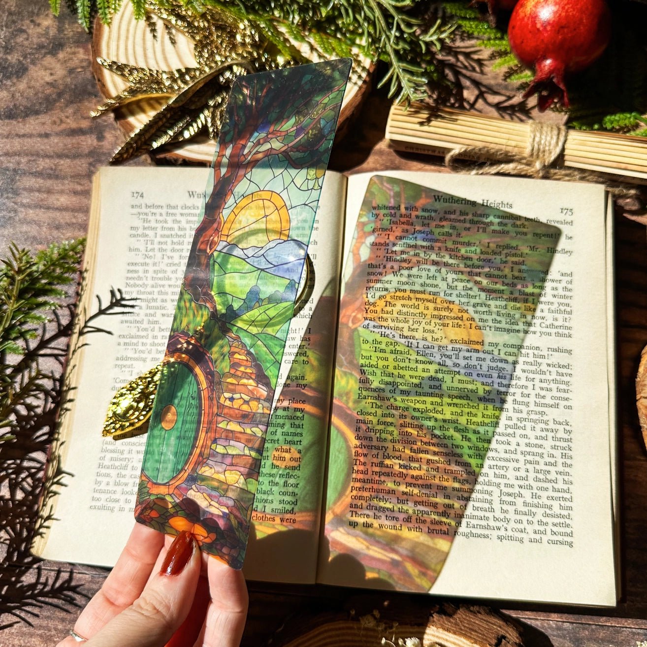 Marque - page Vitrail - Porte de Hobbit - La Muchette