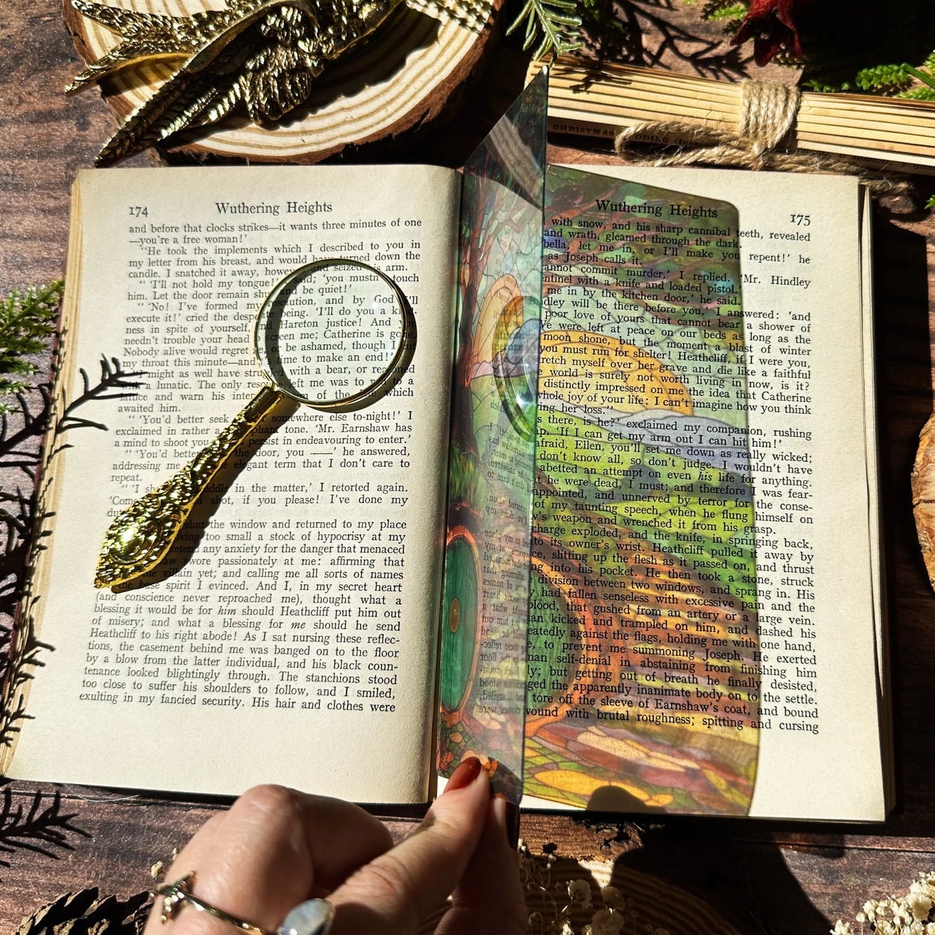 Marque - page Vitrail - Porte de Hobbit - La Muchette