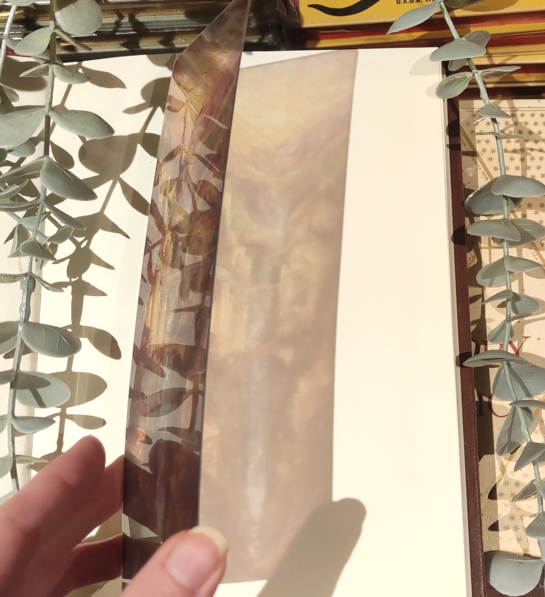 Marque-page Vitrail - Rivendell au soleil couchant