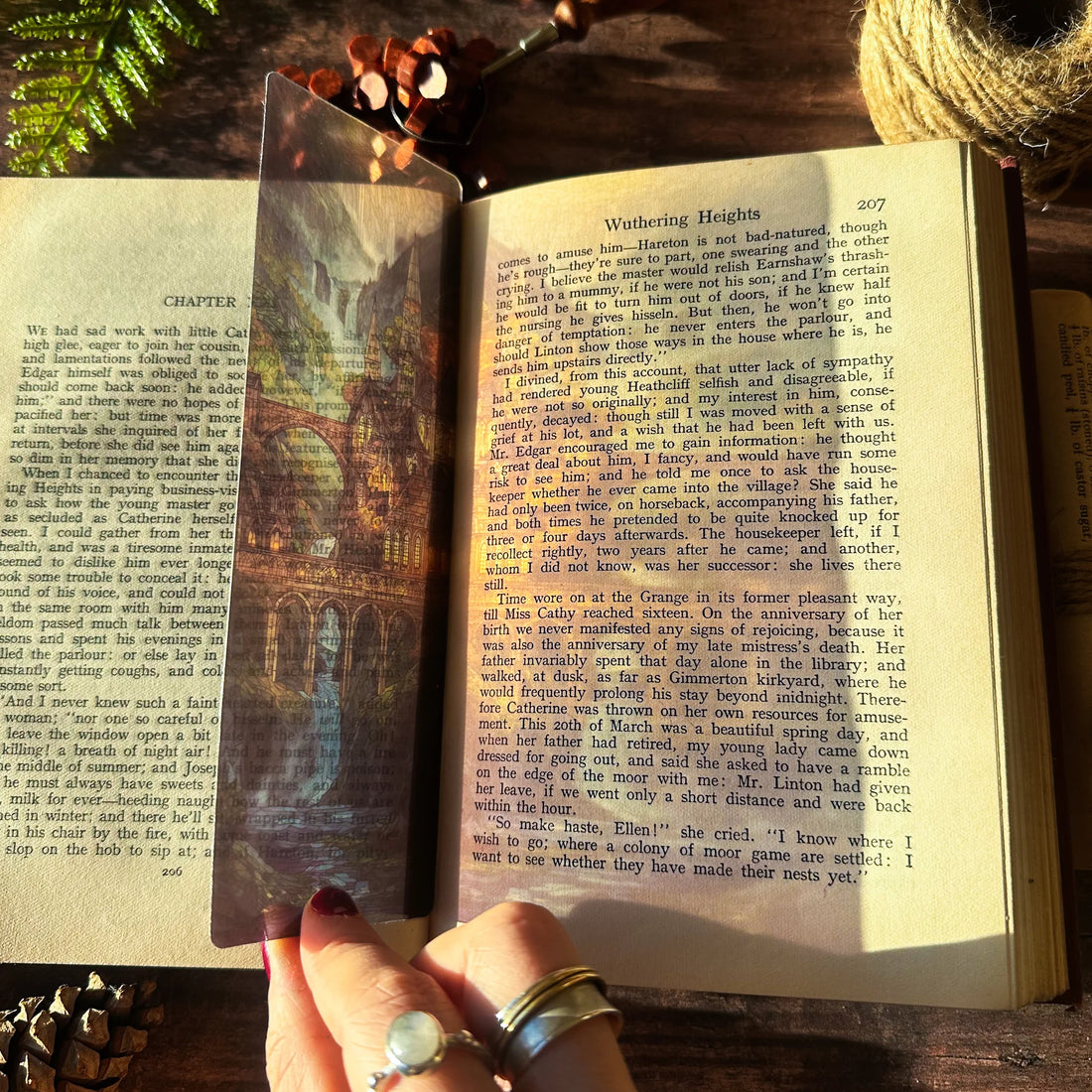 Marque-page Vitrail - Ponts de Rivendell