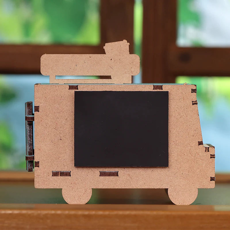 Mini Booknook Magnet - Café Bus