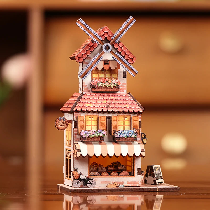 Mini Booknook Magnet - Boulangerie du moulin
