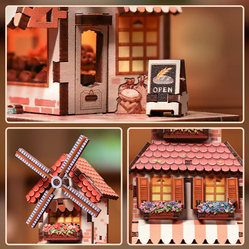 Mini Booknook Magnet - Boulangerie du moulin