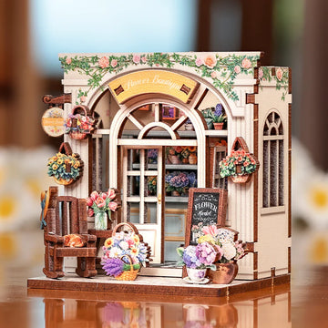 Mini Booknook Magnet - Boutique de fleurs