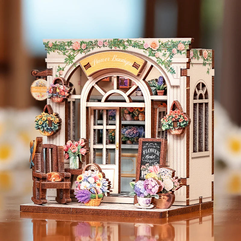 Mini Booknook Magnet - Boutique de fleurs