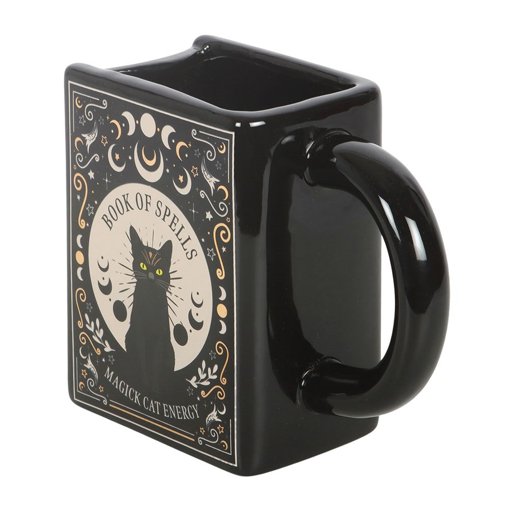 Mug Livre - Chat Noir "Book of Spells"