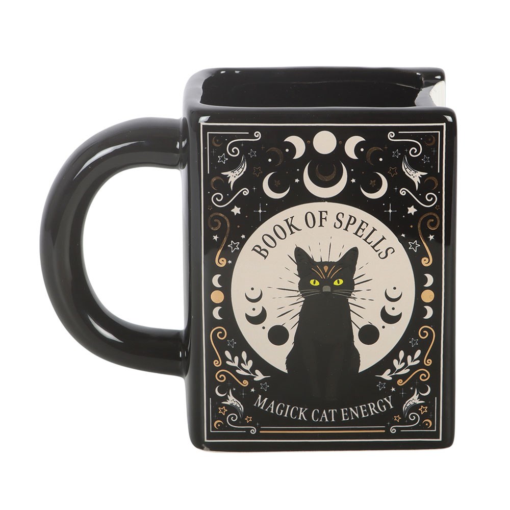Mug Livre - Chat Noir "Book of Spells"