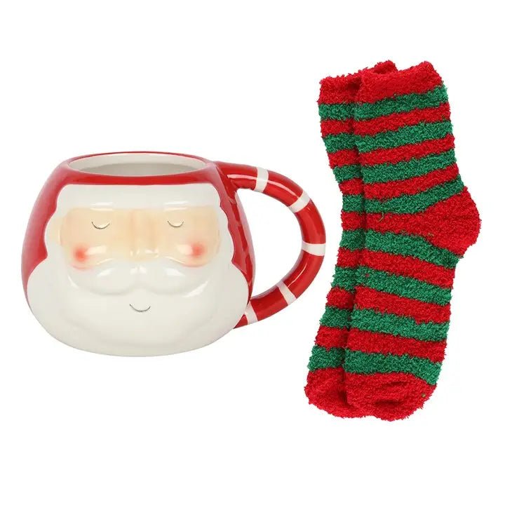 Ensemble Tasse Et Chaussettes - Père Noël - La Muchette
