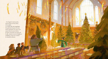Noël à Poudlard - Illustré par Ziyi Gao - La Muchette