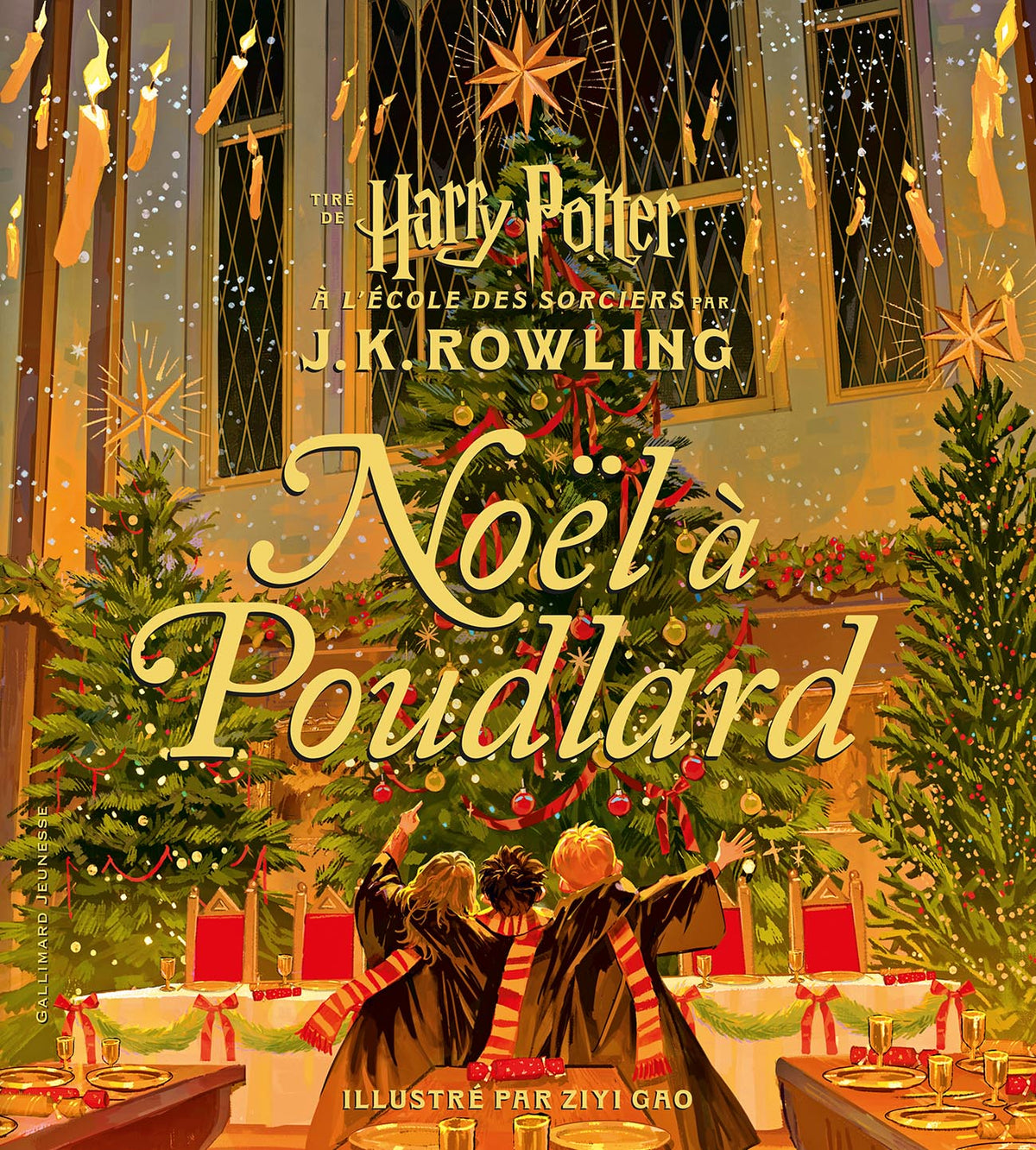 Noël à Poudlard - Illustré par Ziyi Gao - La Muchette