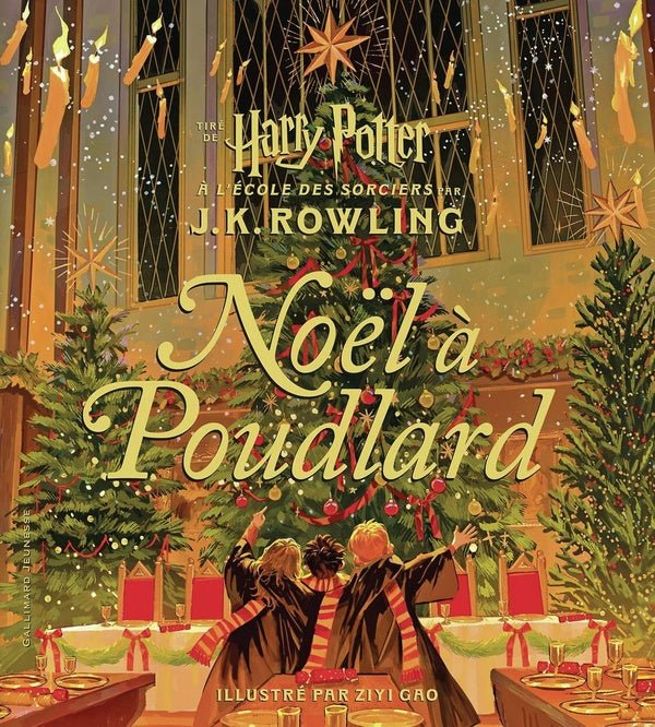 Noël à Poudlard - Illustré par Ziyi Gao - La Muchette