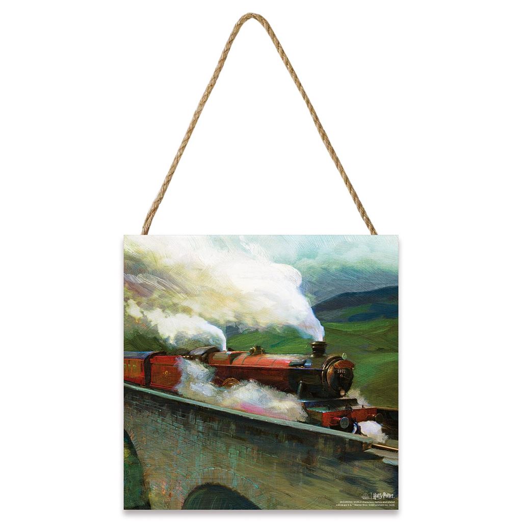 Suspension en Bois Poudlard Express