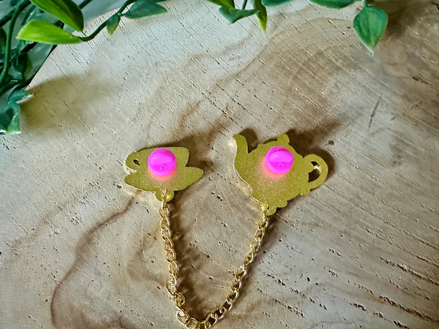 Set de Pin's Théière et tasse - Epingle de col