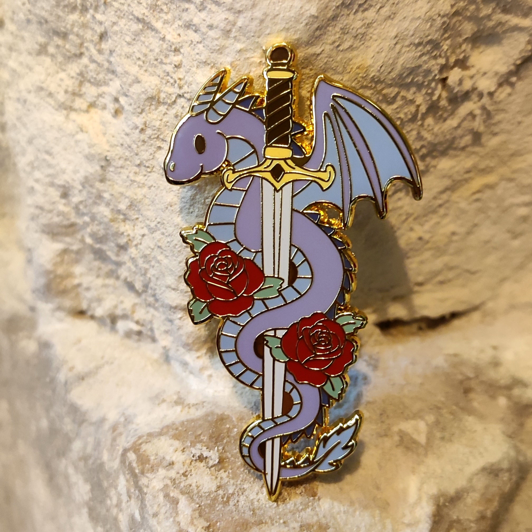 Pin's Dragon et Epée