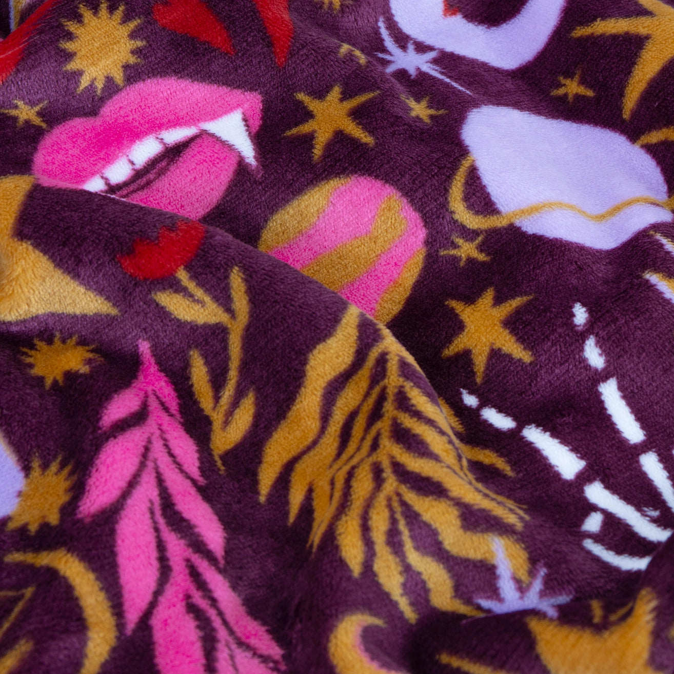 Plaid fluffy - Créatures mystiques