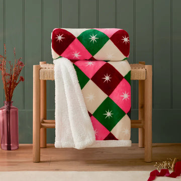 Plaid Fluffy Harry Potter - Motifs Honeydukes & Douceur Hivernale