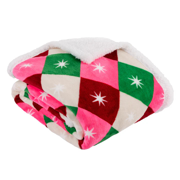 Plaid Fluffy Harry Potter - Motifs Honeydukes & Douceur Hivernale