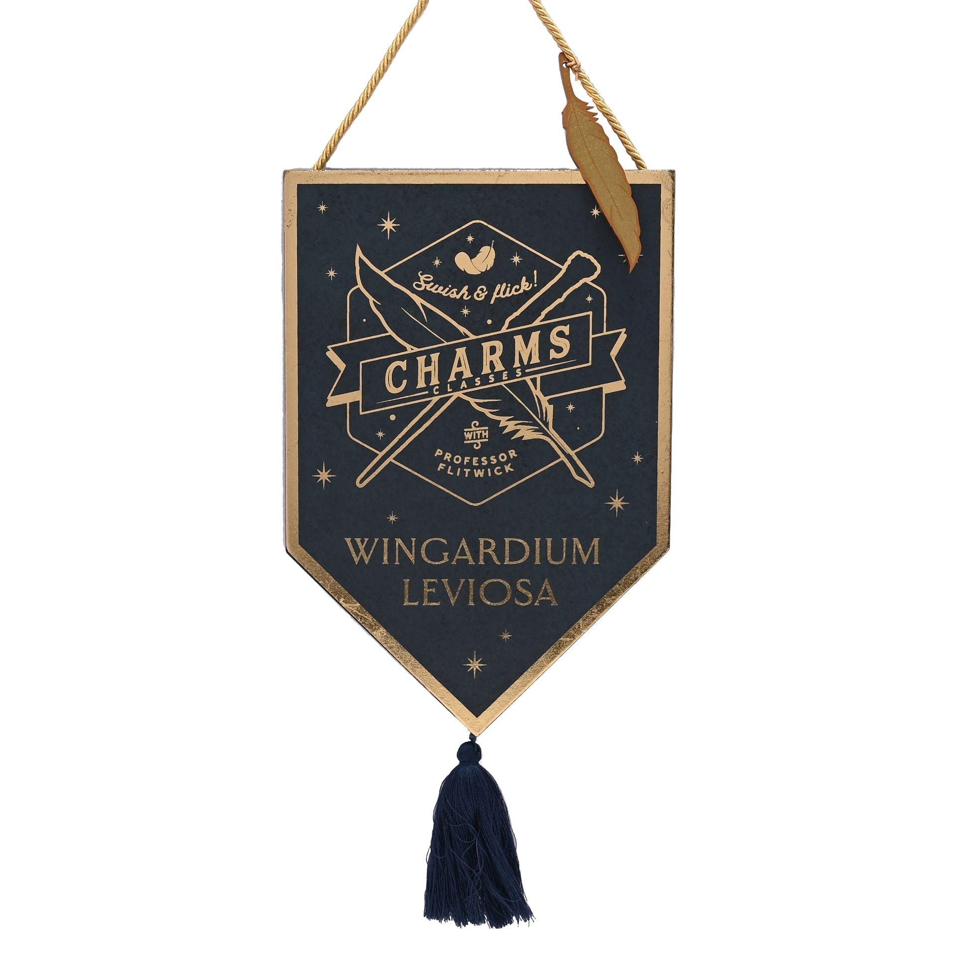 Plaque suspendue Wingardium Leviosa - La Muchette