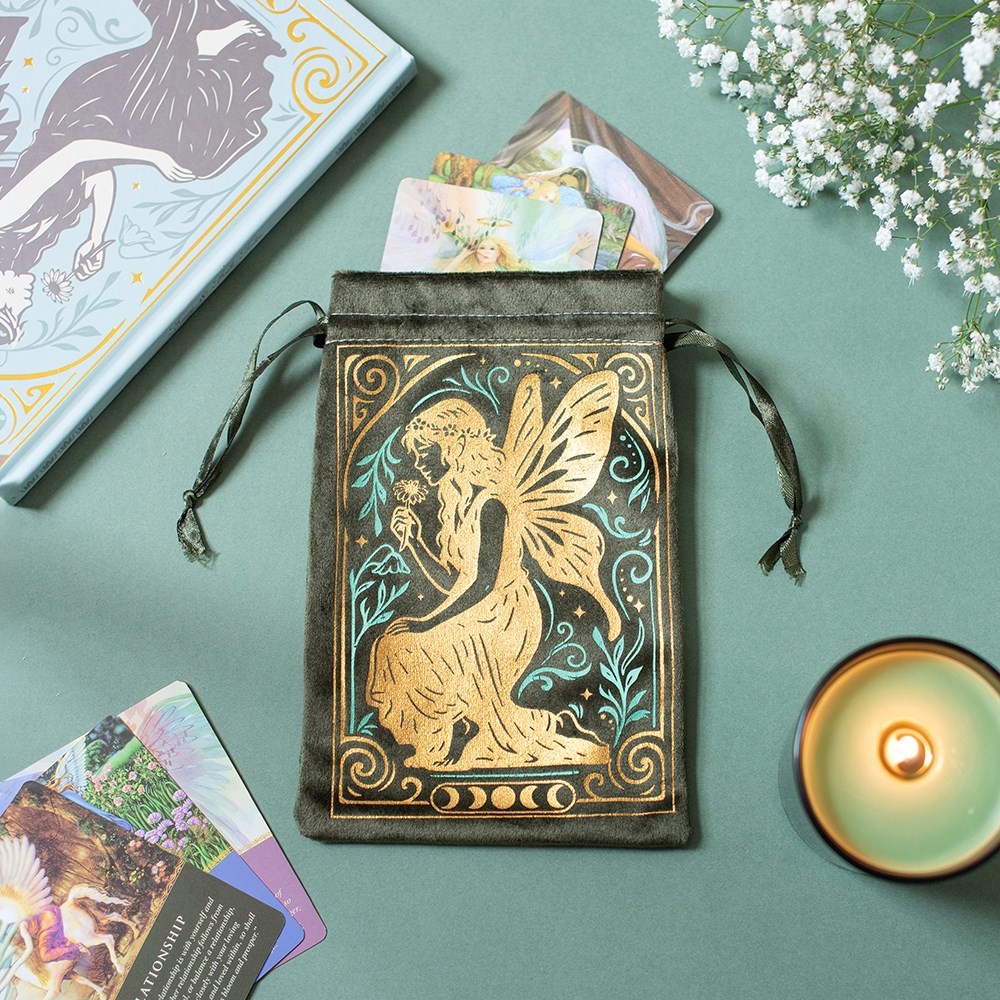 Pochette en velours Poussière de fée - La Muchette