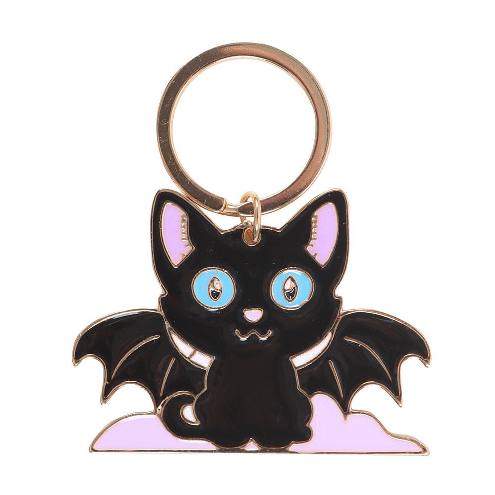 Porte-clés Chat Chauve-Souris