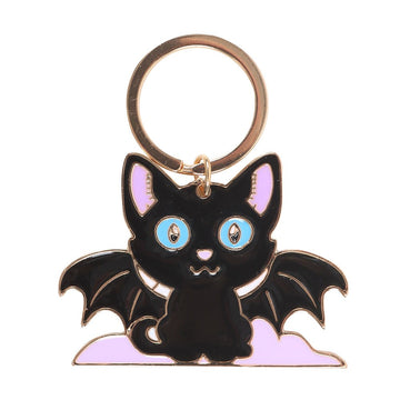 Porte-clés Chat Chauve-Souris