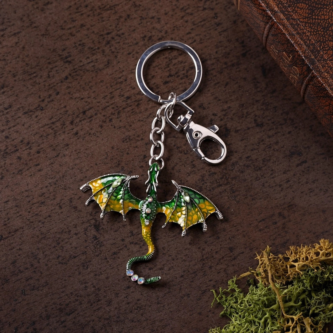 Porte-clés Dragon Vert de Légendes mystiques