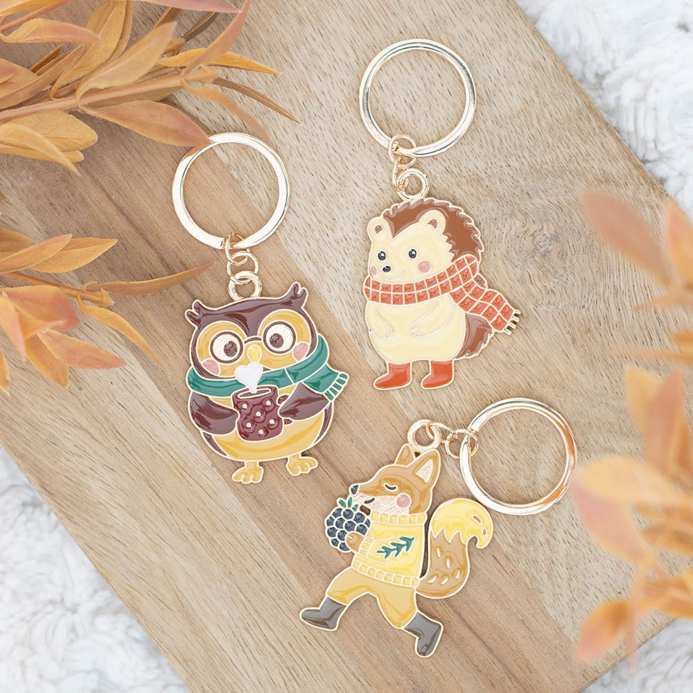 Porte-clés Hibou Cosy