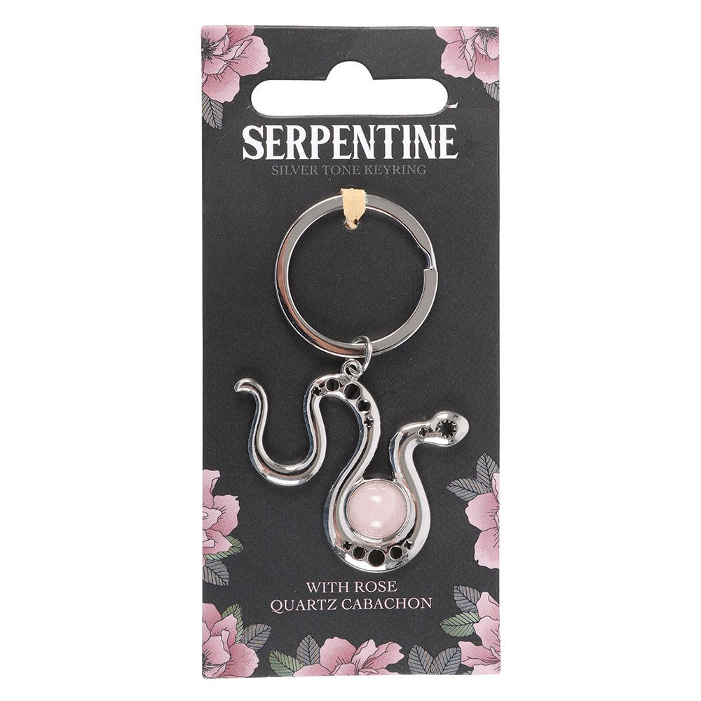 Porte-clés Serpent et Quartz
