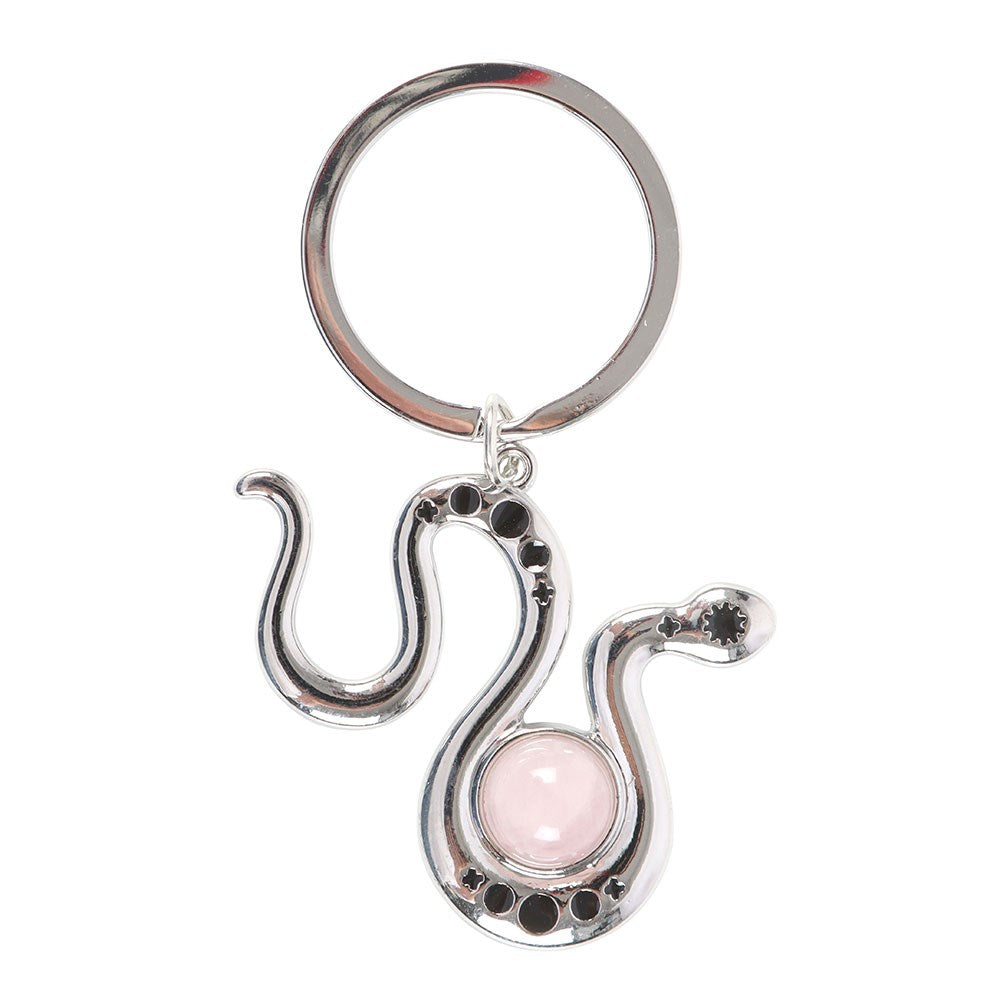Porte-clés Serpent et Quartz