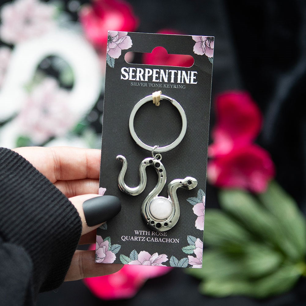 Porte-clés Serpent et Quartz