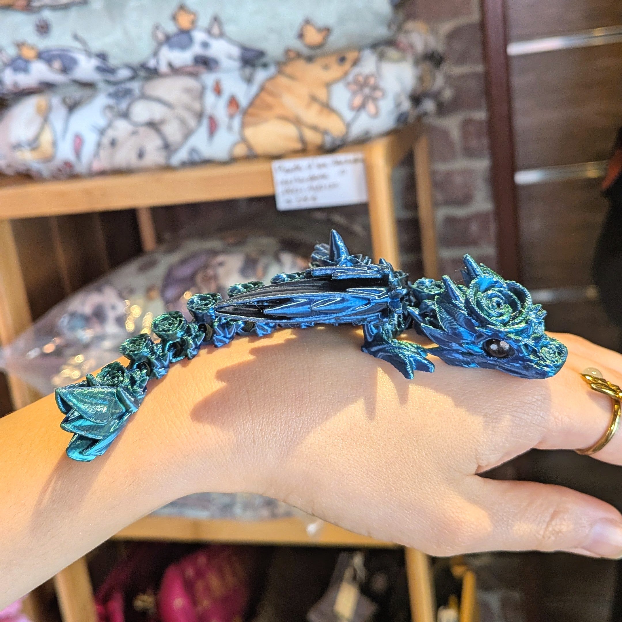 Dragon Fleurs 3D - 15cm