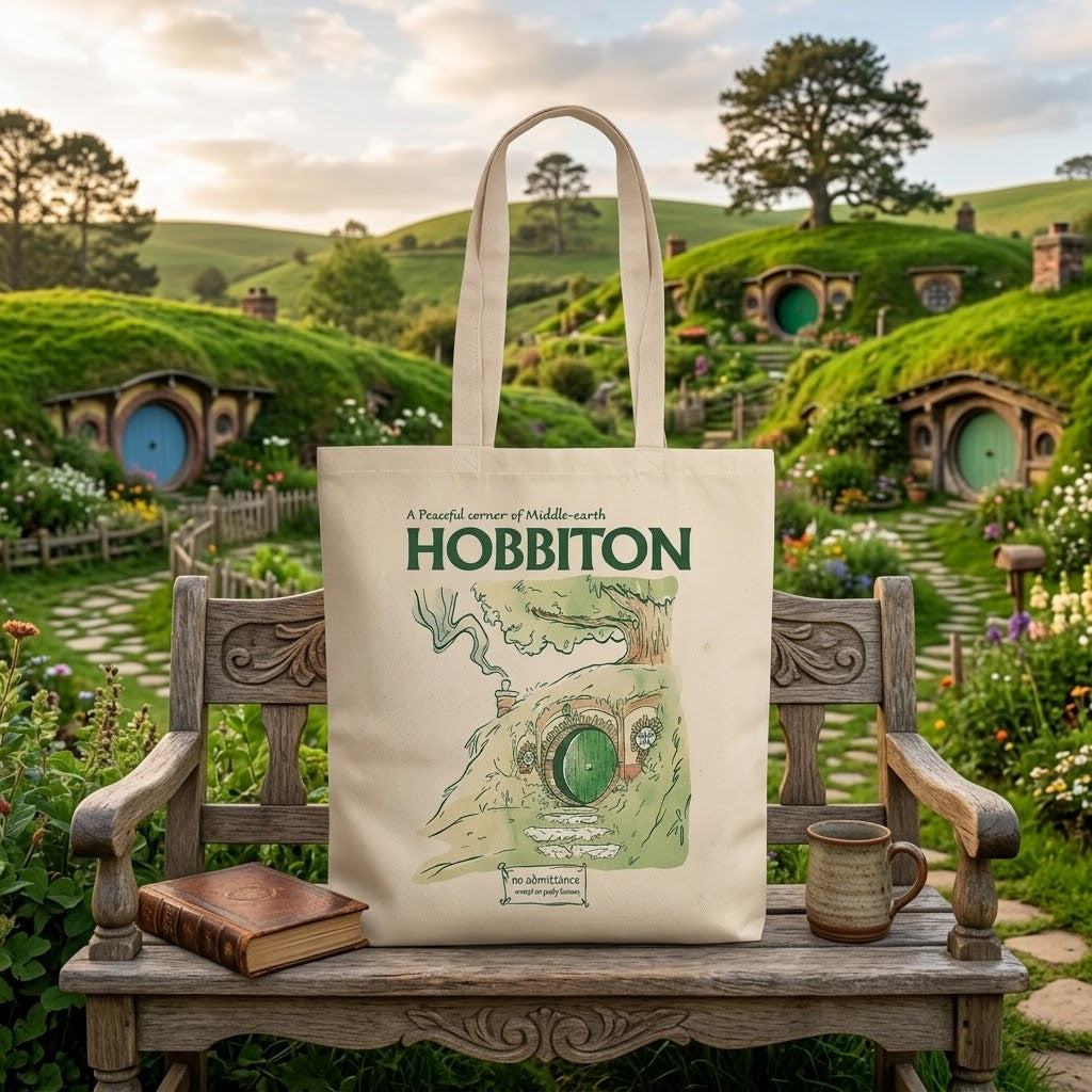 Tote bag Hobbiton