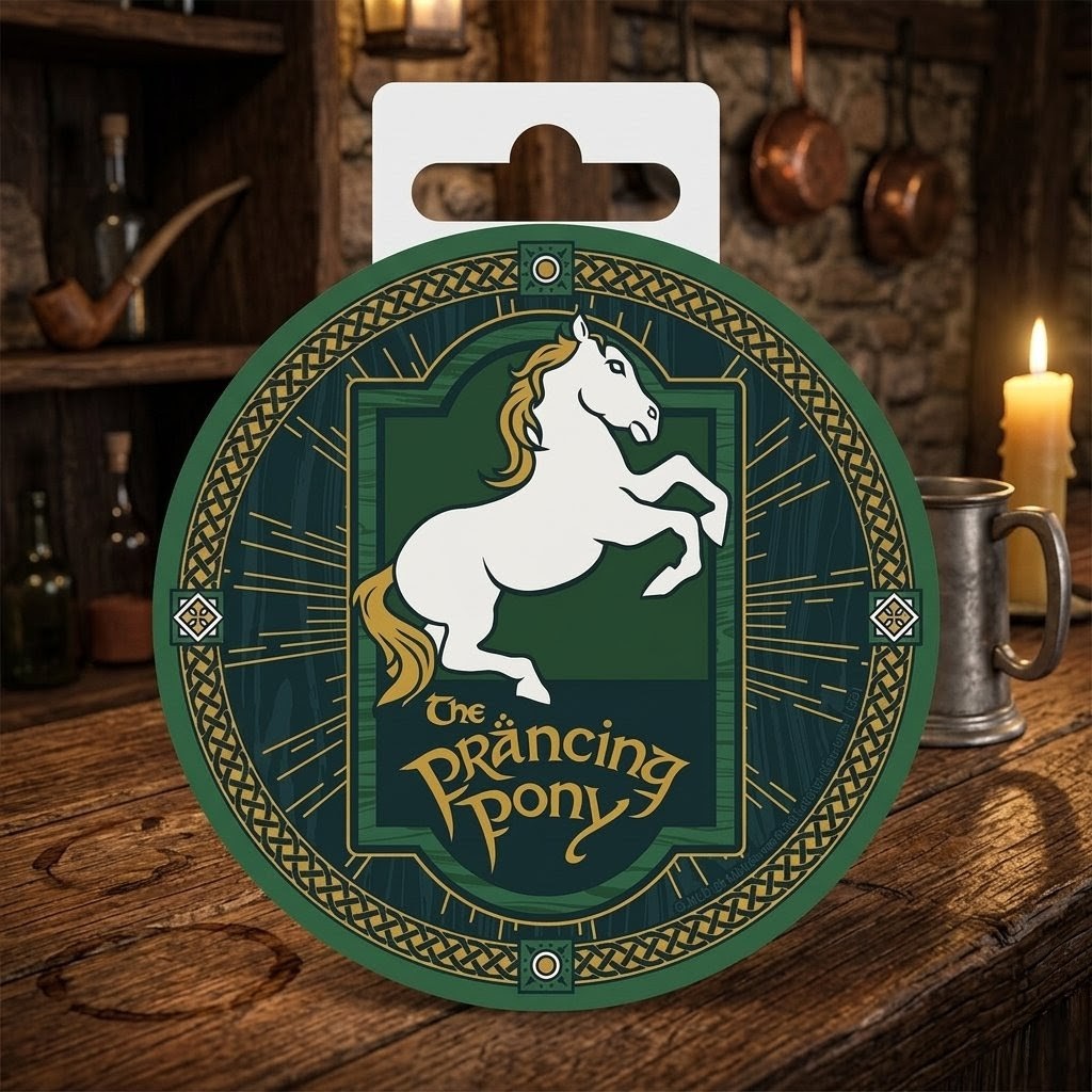 Dessous de verre céramique - Poney Fringant