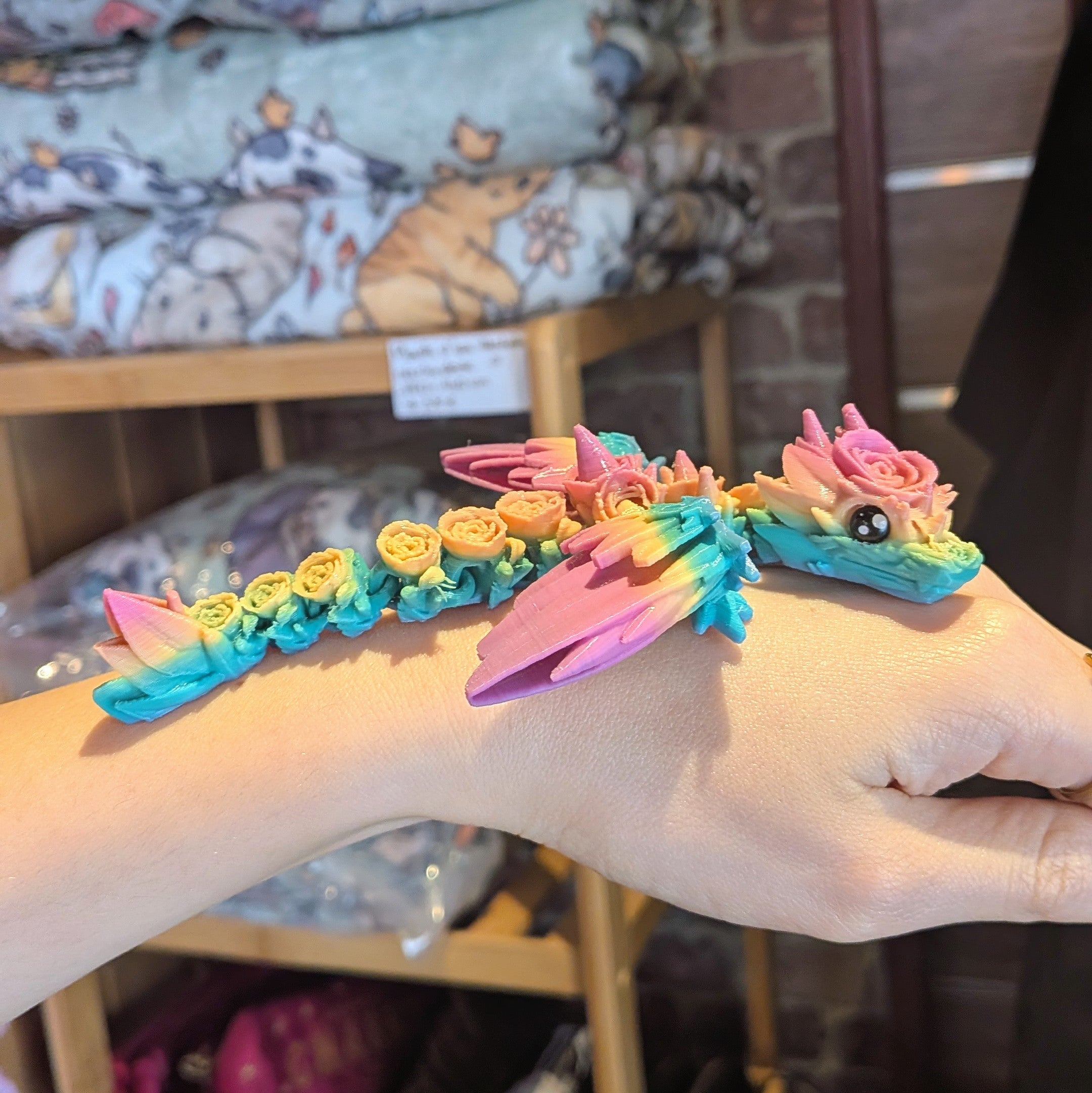 Dragon Fleurs 3D - 15cm