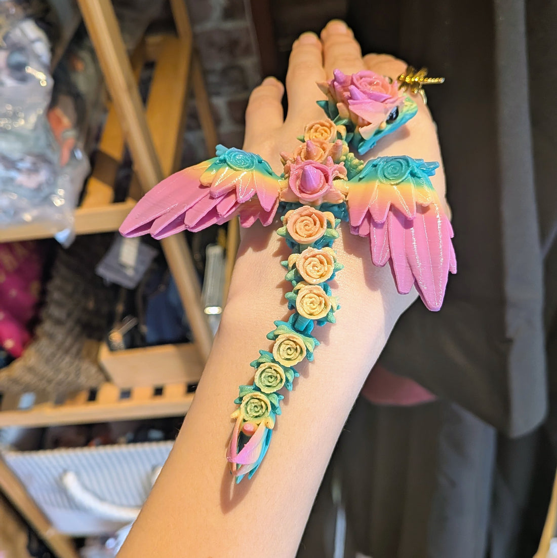 Dragon Fleurs 3D - 15cm