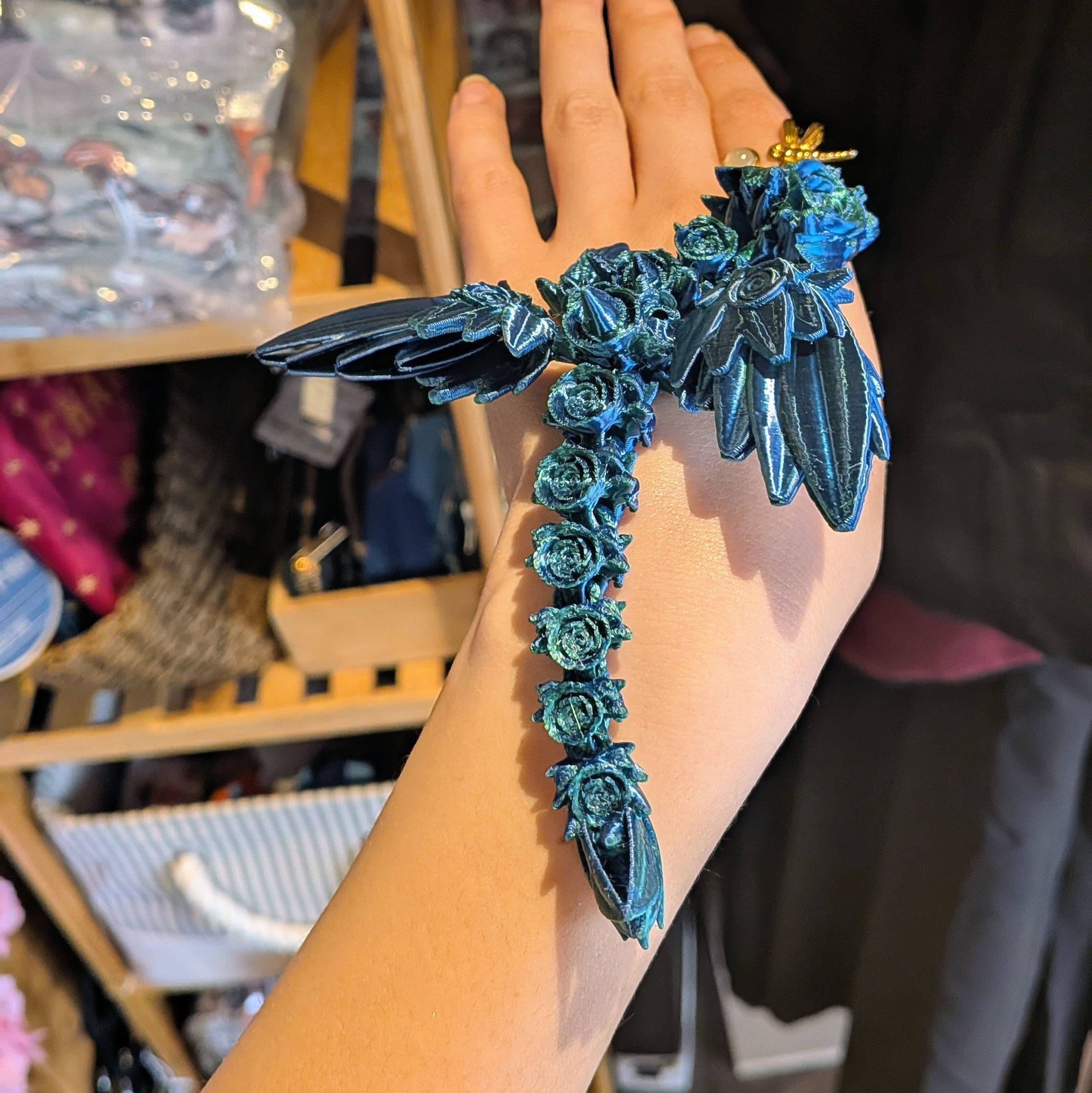 Dragon Fleurs 3D - 15cm