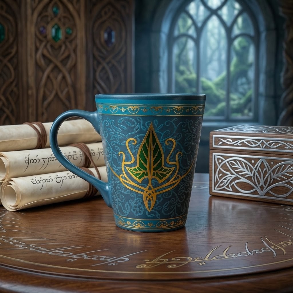 Mug Elfique - Feuille de la Lorien