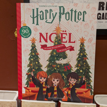 Livre de coloriage Harry Potter - Noël à Poudlard